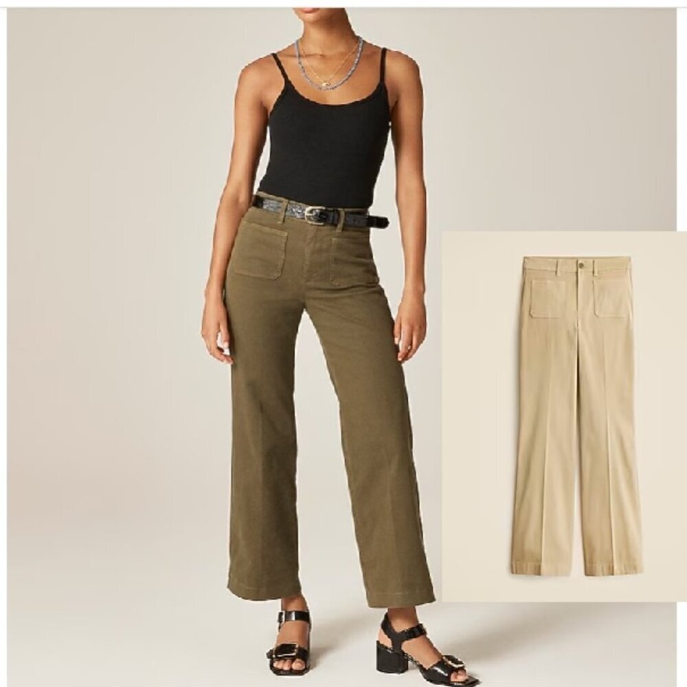 J. Crew Charley Kickout‎ Cropped Pant In Chino Size 29P